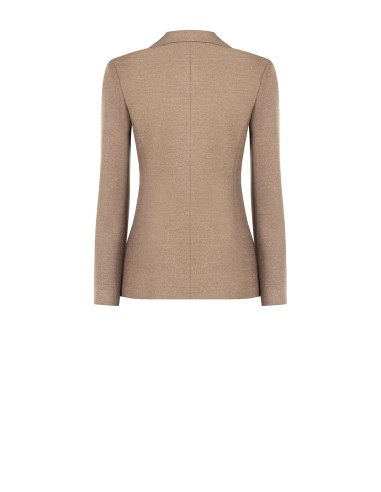 Veste blazer cintrée en polyviscose avec bouton assorti Rinascimento