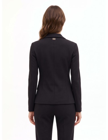 Veste blazer cintrée en Punto Milano avec bouton assorti Rinascimento