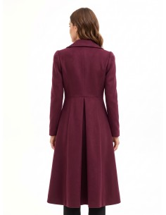 Manteau long évasé en drap Rinascimento 2