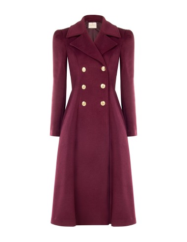 Manteau long évasé en drap Rinascimento