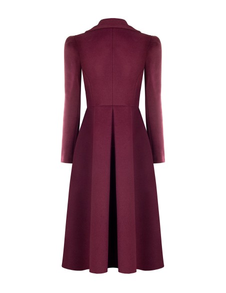 Manteau long évasé en drap Rinascimento