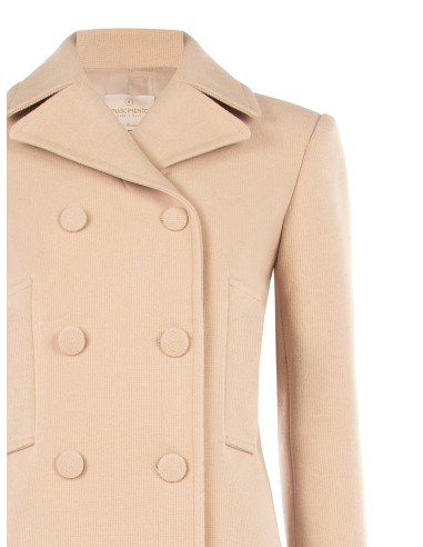 Manteau court cintré avec boutons assortis Rinascimento