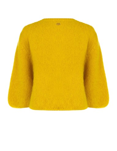 Oversized trui van een mohairmix met 3/4-mouwen van Rinascimento