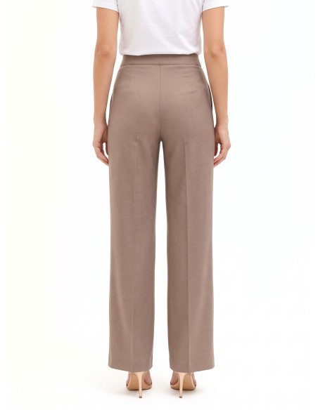 Pantalon palazzo en polyviscose avec poches Rinascimento