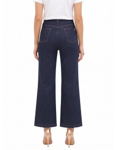 Jeans larges cropped stretch, délavage zéro, Rinascimento 2