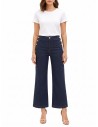 Jeans larges cropped stretch, délavage zéro, Rinascimento