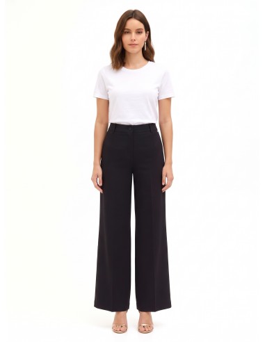 Pantalon palazzo en maille milano avec poches Rinascimento