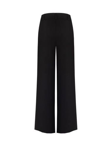Pantalon palazzo en maille milano avec poches Rinascimento