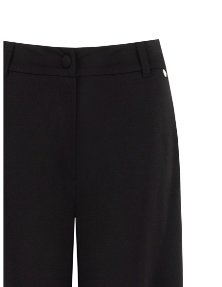 Pantalon palazzo en maille milano avec poches Rinascimento