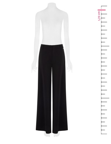 Pantalon palazzo en maille milano avec poches Rinascimento