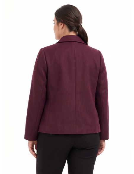 Manteau court et ample en drap Rinascimento Curvy