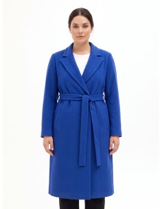 Stoffen stofjas met bijpassende riem Rinascimento Curvy