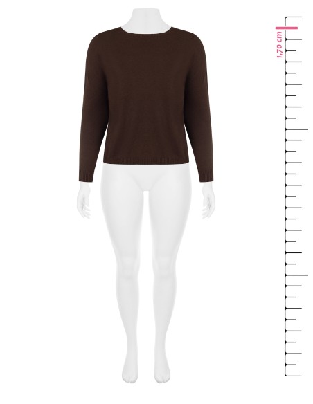 Pull ample pour femme ronde à col bateau Rinascimento Curvy