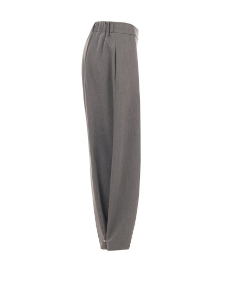 Pantalon large ballon en polyviscose avec élastique au dos Rinascimento