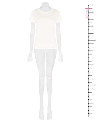 T-shirt regular en coton avec logo brodé Rinascimento