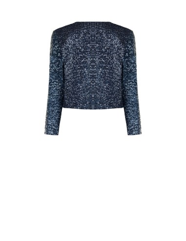 Veste courte bustier recouverte de paillettes Rinascimento