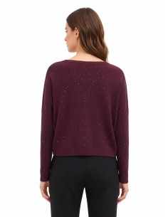 Oversized trui met pailletten Rinascimento 2