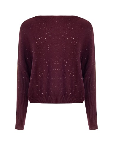 Oversized trui met pailletten Rinascimento