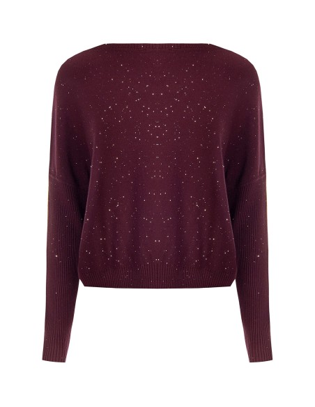 Pull oversize à paillettes Rinascimento