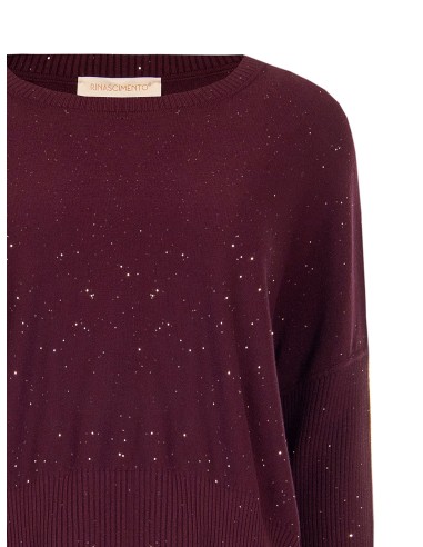 Pull oversize à paillettes Rinascimento