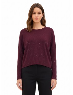 Pull oversize à paillettes Rinascimento