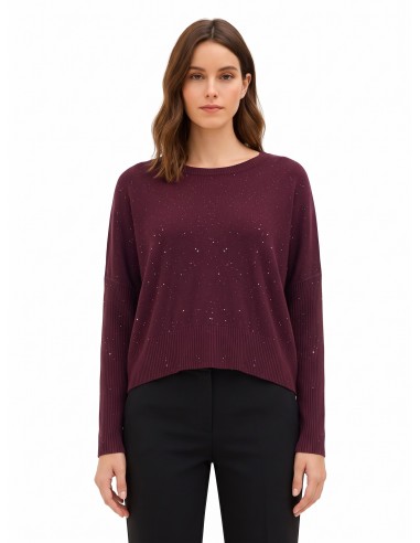 Pull oversize à paillettes Rinascimento