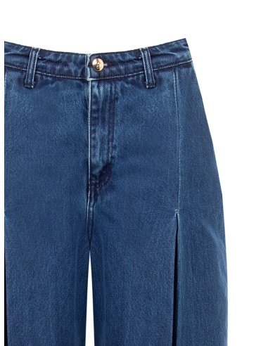Jean wide leg avec grands plis Rinascimento