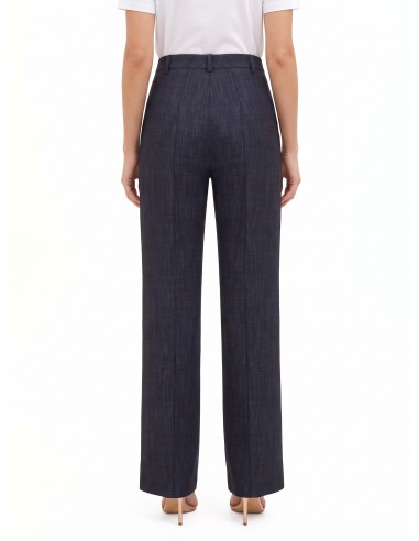 Rinascimento wijde broek van Punto Milano-stof
