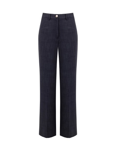 Rinascimento wijde broek van Punto Milano-stof