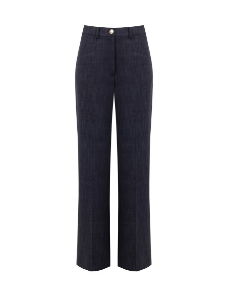 Pantalon large en maille milano Rinascimento