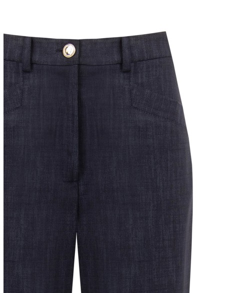 Pantalon large en maille milano Rinascimento