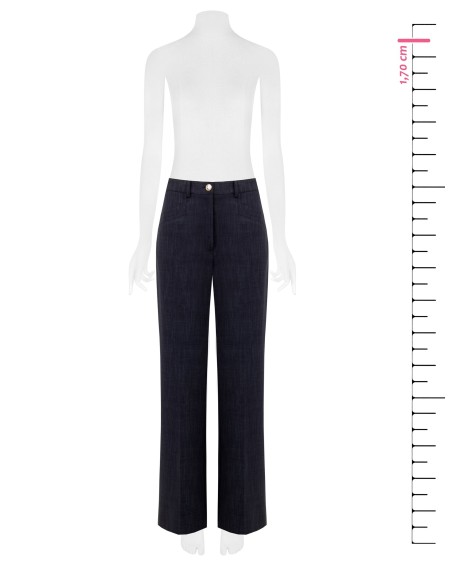 Pantalon large en maille milano Rinascimento