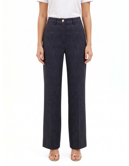 Pantalon large en maille milano Rinascimento