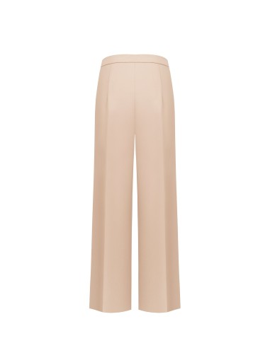 Pantalon palazzo en tissu cady sans poches Rinascimento