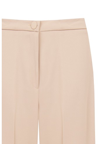 Pantalon palazzo en tissu cady sans poches Rinascimento