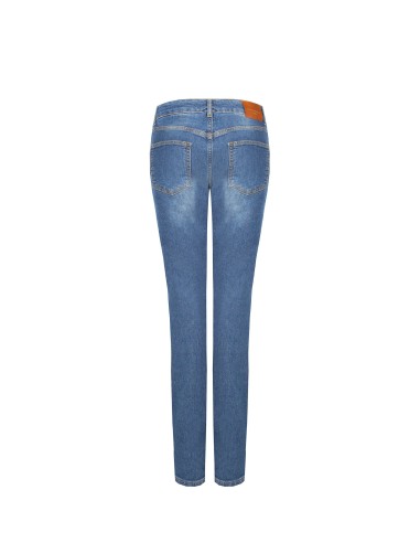 Jean droit extensible, délavage moyen, Rinascimento