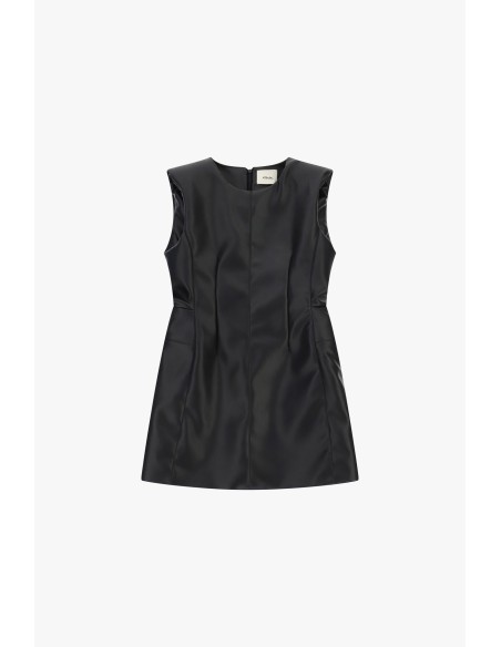 Robe courte sans manches avec coutures structurées Dixie