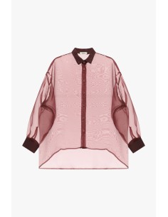 Chemisier oversize transparent à manches amples Dixie 2