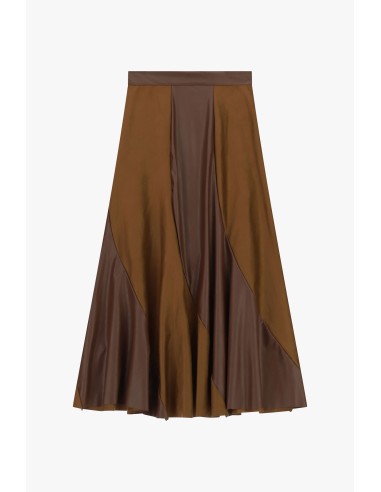 Jupe midi évasée avec empiècements asymétriques Dixie