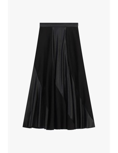 Jupe midi à empiècements brillants Dixie