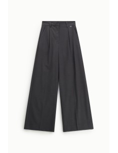Pantalon palazzo taille haute à pinces Dixie 2
