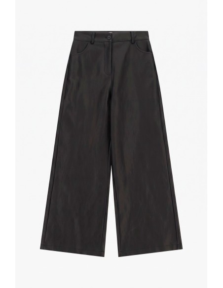 Pantalon palazzo ample à taille normale Dixie