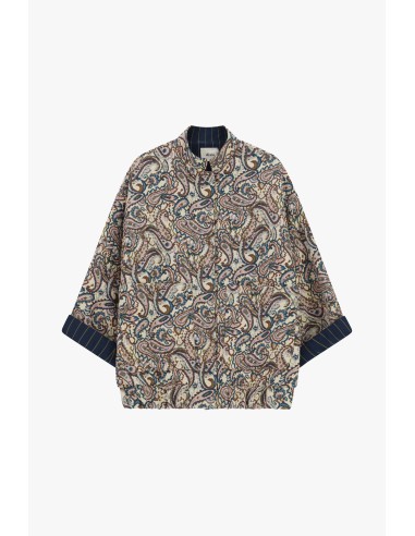 Bomber à motif cachemire et manches amples Dixie