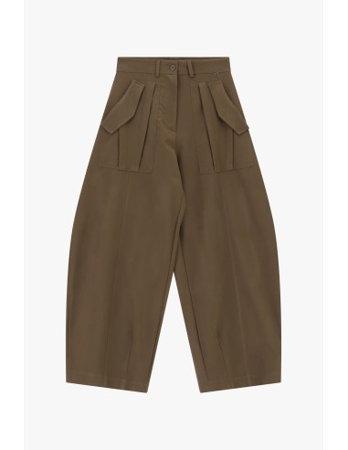 Pantalon palazzo ample avec poches plaquées Dixie