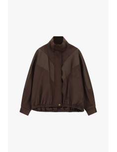 Bomber avec empiècements structurés et fermeture à boutons Dixie 2