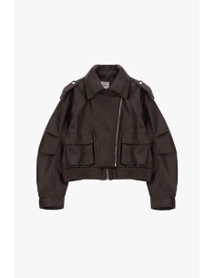 Veste de style biker avec poches plaquées Dixie