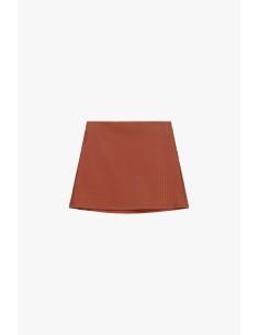 Jupe courte évasée à motif quadrillé Dixie 2