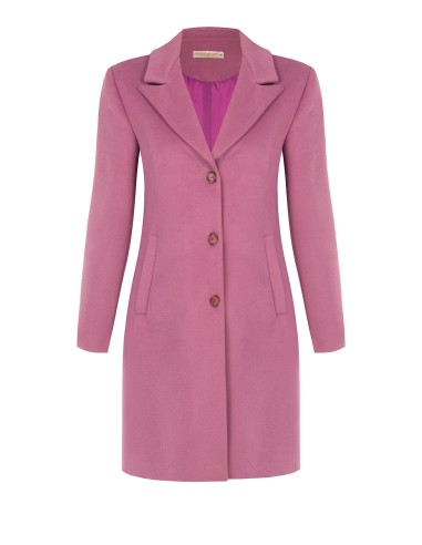 Manteau midi en drap Rinascimento Curvy pour femme ronde