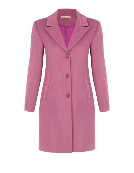 Manteau midi en drap Rinascimento Curvy pour femme ronde