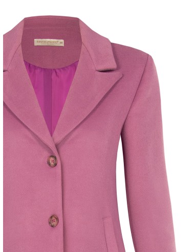 Manteau midi en drap Rinascimento Curvy pour femme ronde